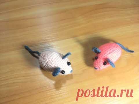 Самый простой и быстрый способ вязания мышки/The easiest and fastest way to crochet a mouse