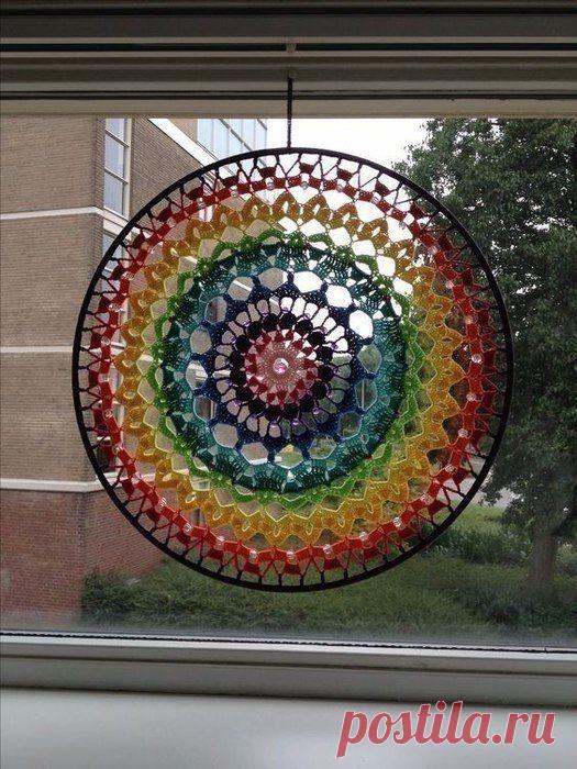 Порция схем. Мандалы крючком