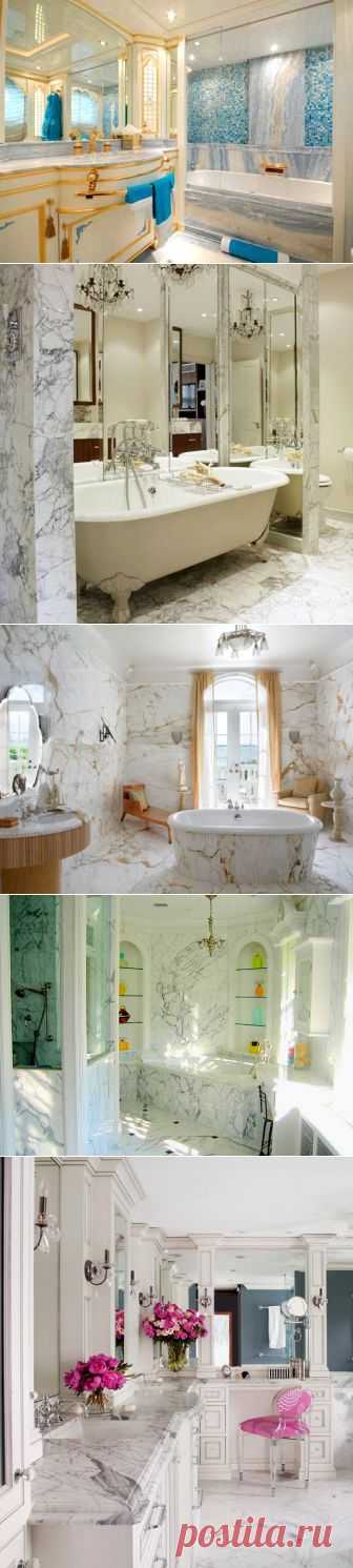 (+1) тема - Роскошные мраморные ванные комнаты | Роскошь и уют
