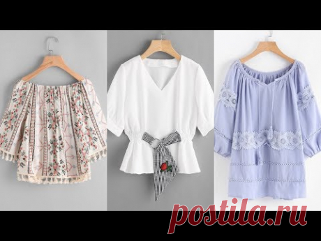 (8531) Latest designs of cotton tops for this summer | 2019 loose cotton tops designs | Revamp it - YouTube