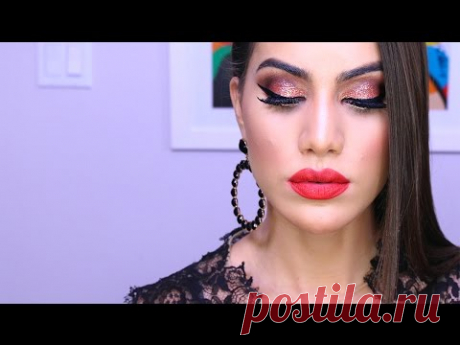 Maquiagem GLAMOUR pro Natal