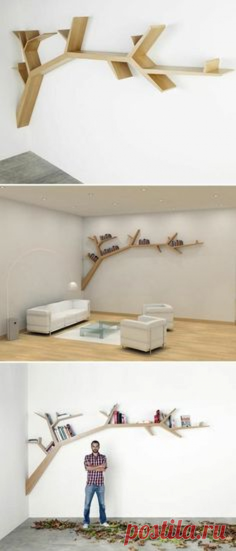 organic, yet structured "tree" shelf. I love the movement of…