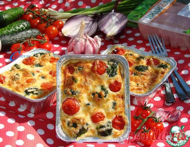 Запеканка с брокколи и индейкой – кулинарный рецепт