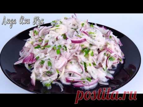 ЯПОНСКИЙ ВИТАМИННЫЙ САЛАТ Быстро Вкусно Полезно Люда Изи Кук салаты с капустой кольраби и редькой