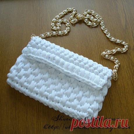 Клатч из трикотажной пряжи (6 фото) | WmnDay.ru - Handmade, фитнес, интерьеры
