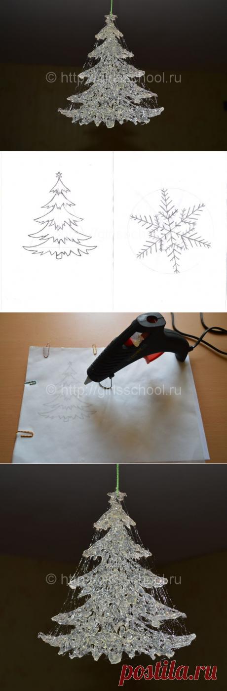 Новогодняя поделка Ёлочка | Оригинальные елочные игрушки своими руками | Женская школа