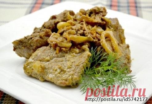 СВИНИНА, ТУШЕННАЯ В КОФЕЙНОМ МАРИНАДЕ