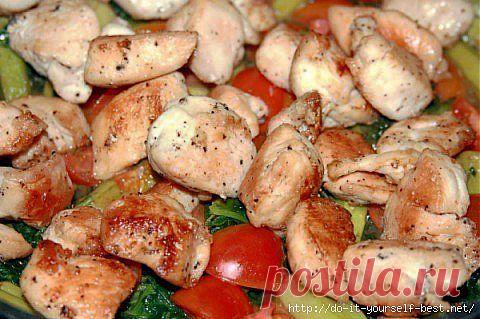 Три быстрых рецепта приготовления курицы.