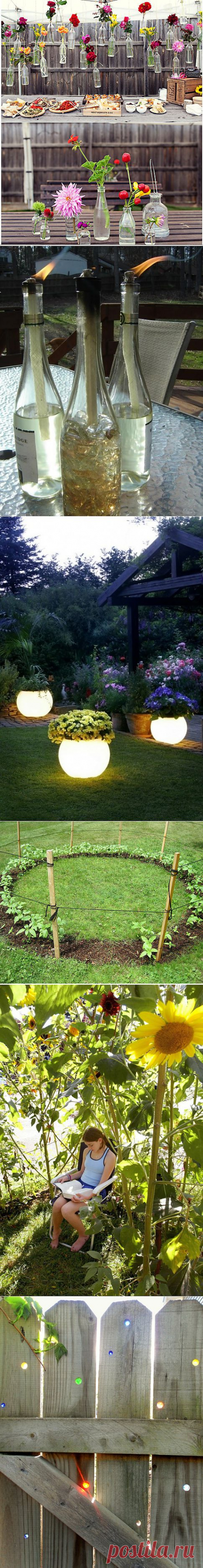 20 оригинальных, простых и дешёвых идей для дачи.