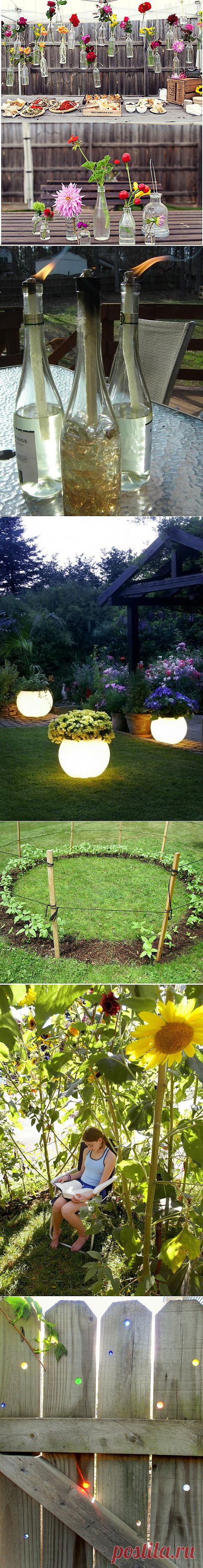 20 оригинальных, простых и дешёвых идей для дачи.