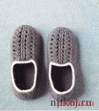 Носки, тапки » Ниткой - вязаные вещи для вашего дома, вязание крючком, вязание спицами, схемы вязания