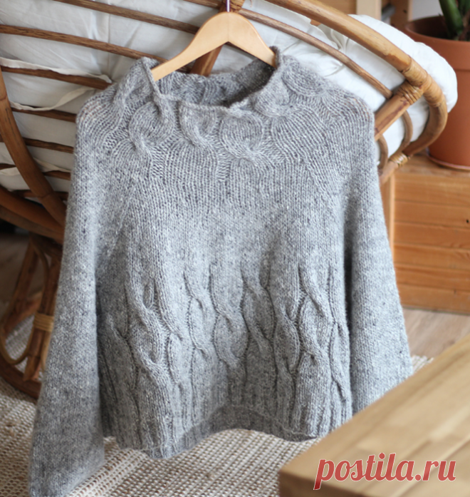 Dark Moss Pullover by Teti Lutsak