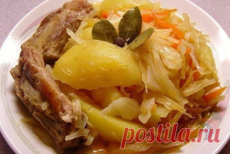 Рагу с капустой — Женская страничка