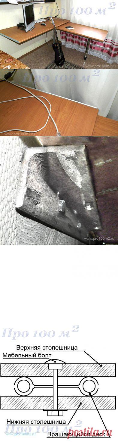 Письменный стол с выдвигающейся столешницей | Про 100м2