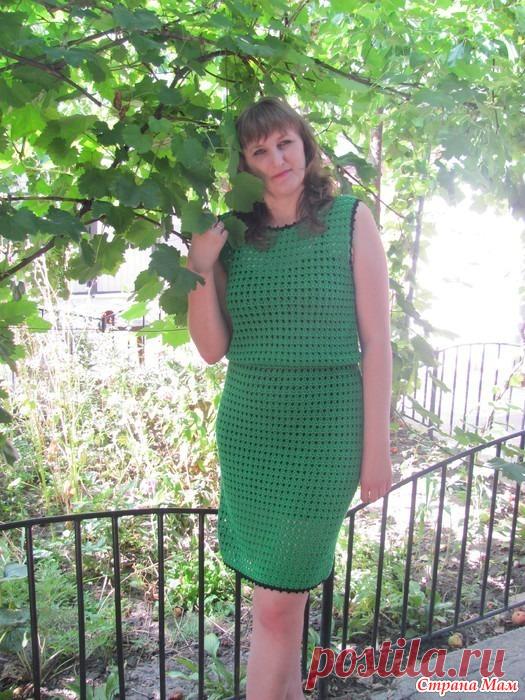 Платье крючком 