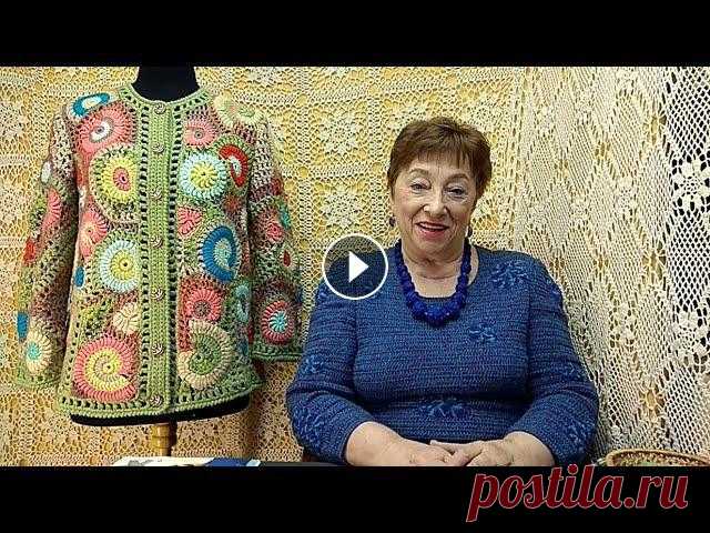 Фриформ. Жакет "Самоцветы". Мастер-класс по вязанию крючком от О. С. Литвиной.

спицами для женщин красиво необычно связать джемпер