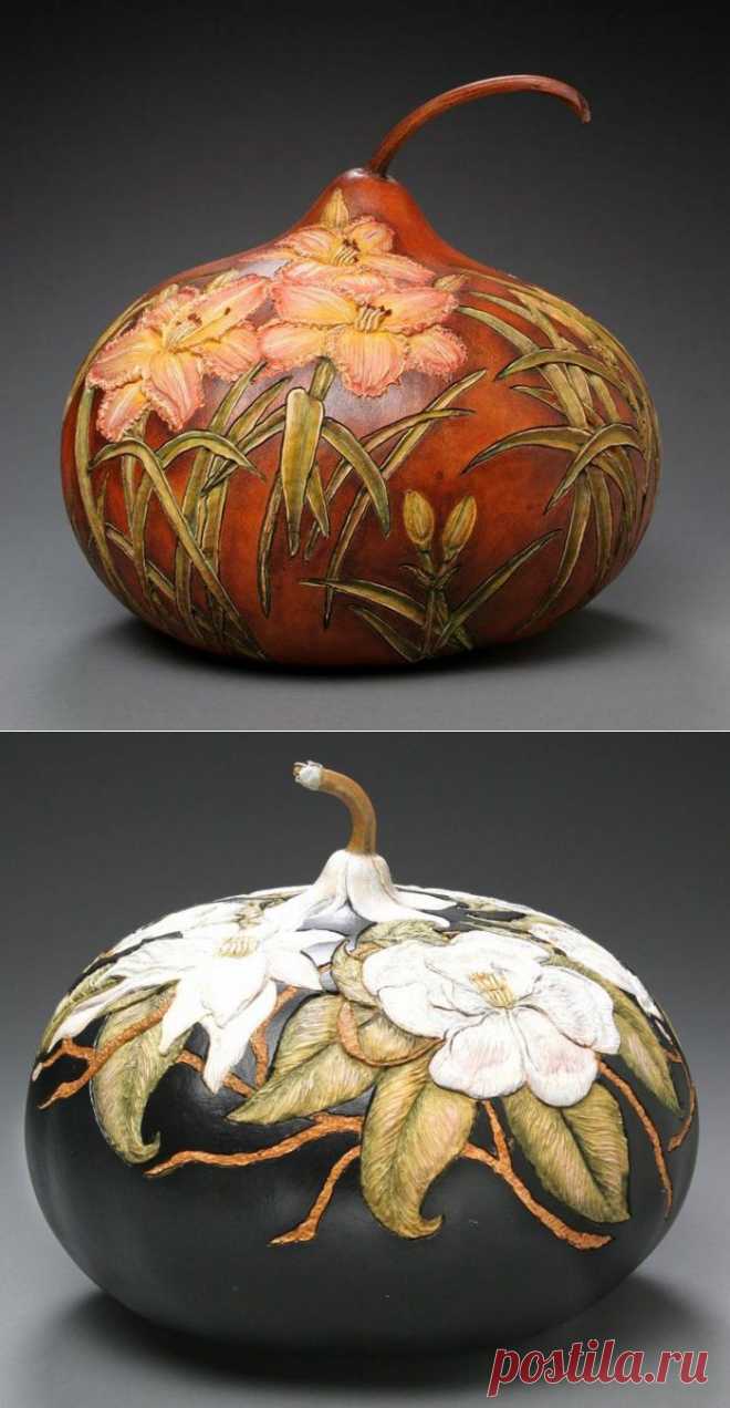 Тыквенная резьба Мэрилин Сандерленд (Marilyn Sunderland)