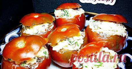 Фаршированные помидоры рецепт с фото пошаговый от Ульяна Рогулёва - Овкусе #фарш Вкусные, сочные, сытные. Прекрасная закуска на праздничный стол. А можно и в будни.