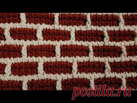 The Brick Stitch - Tunisian Crochet Tutorial!