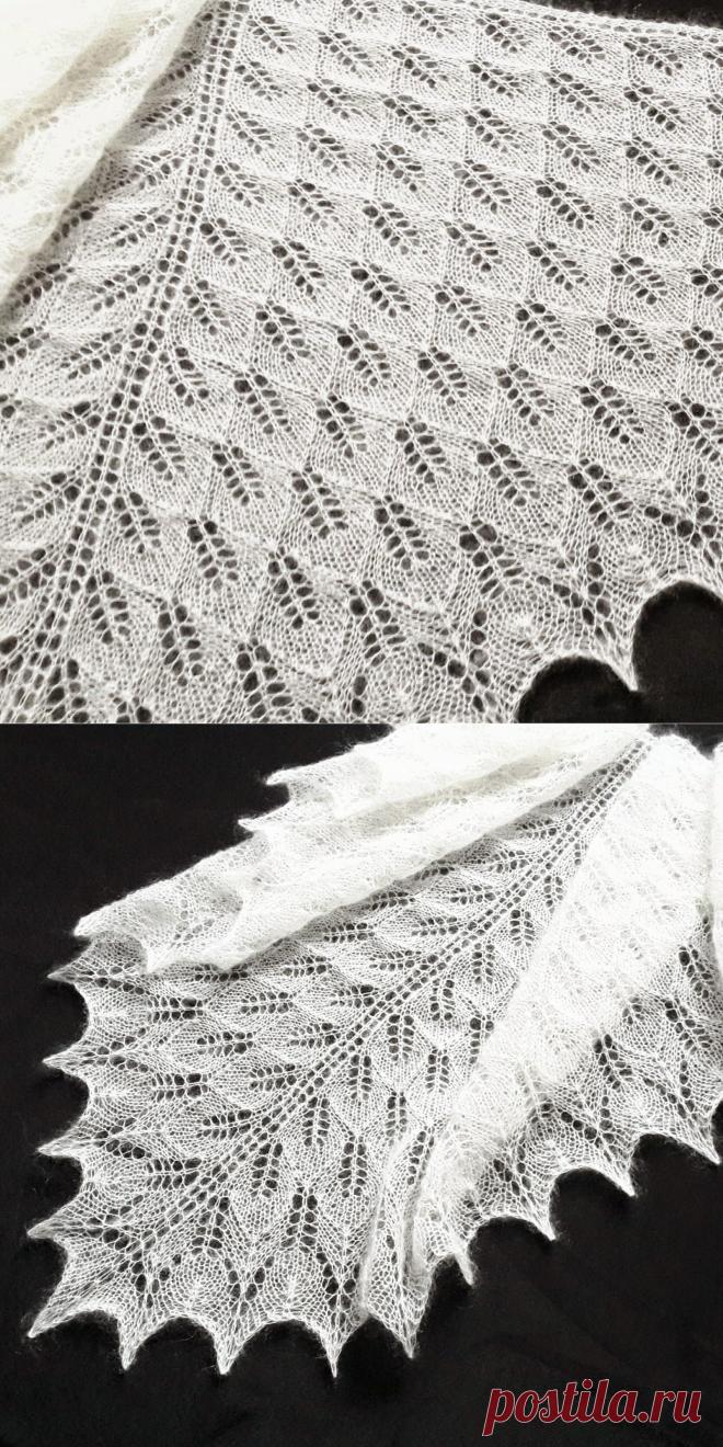 DEYNACROCHET: Первая "настоящая" шаль "Кири"