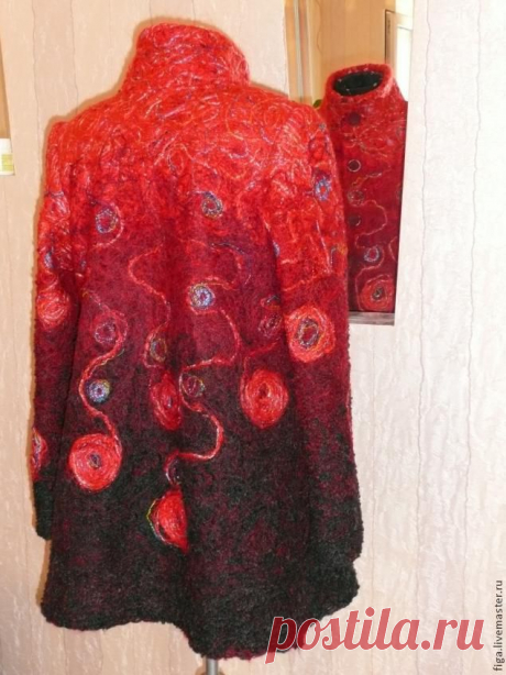 Шьем пальто в технике «Крейзи-вул» (Crazy-wool). Удивительно оригинальная и простая методика! - Рукоделие - Моя копилочка