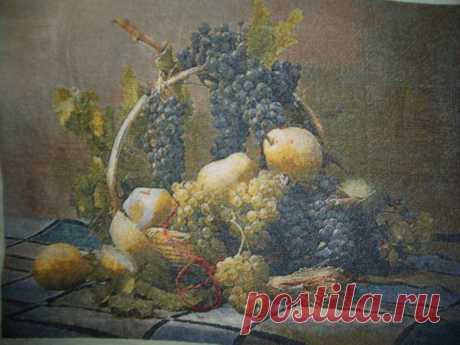 &quot;Виноградная симфония&quot; вышивка крестиком