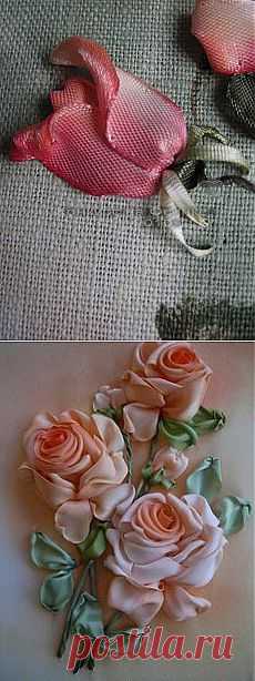ХоббиШтучки: Вышивка ЛЕНТАМИ | Ribbon Embroidery