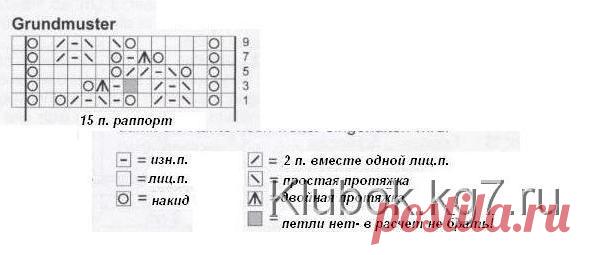 Палантин Осенние листья | Клубок