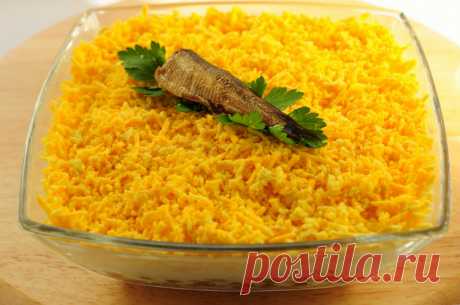 Вкуснейший салат со шпротами — Sloosh – кулинарные рецепты