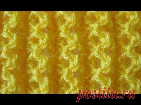 Ажурная резинка спицы