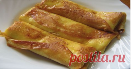 Несказанно вкусные блинчики с творогом