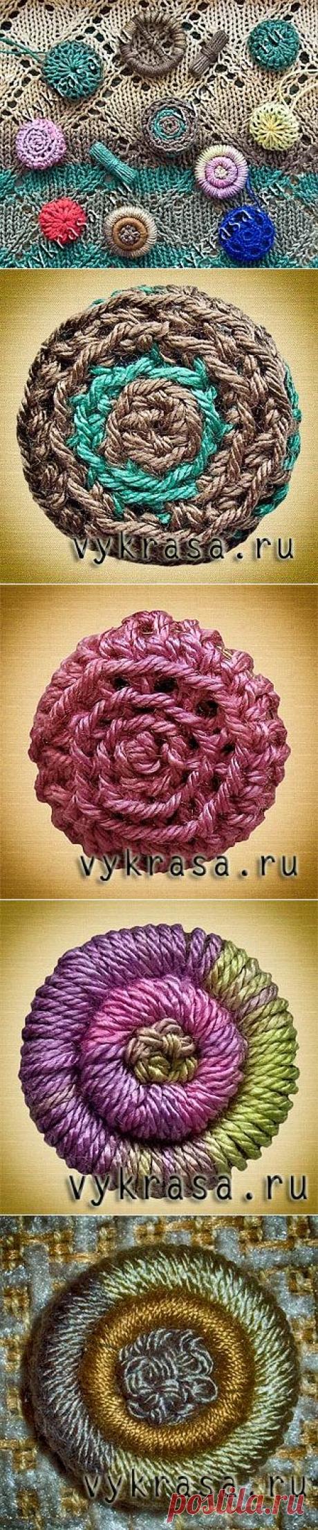 Вязаные пуговицы