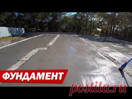 Фундамент своими руками для дома из газобетона (сваи, ростверк, плита)