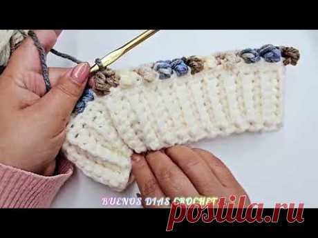 Gorro a crochet punto 3D Facil Relieve para TODAS las Tallas gorro tejido para hombre crochet hat