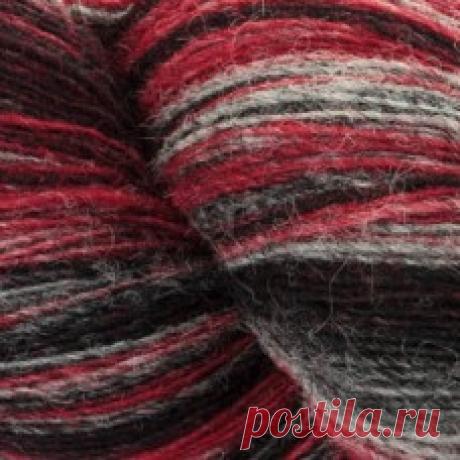 Пряжа Кауни Артистик Grey Red 8/1
