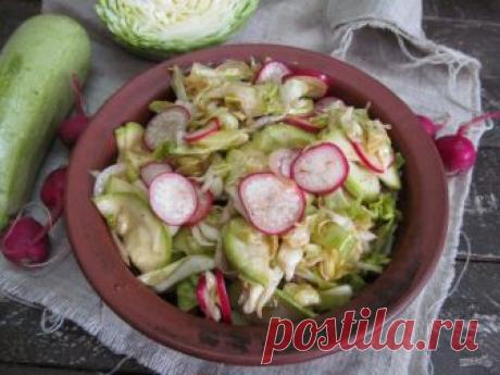 Салат по-корейски из капусты с редисом и кабачком - пошаговый рецепт с фото на Повар.ру