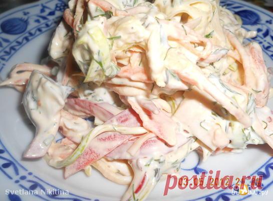 Салат куриный - Рецепт с пошаговыми фотографиями - Ням.ру