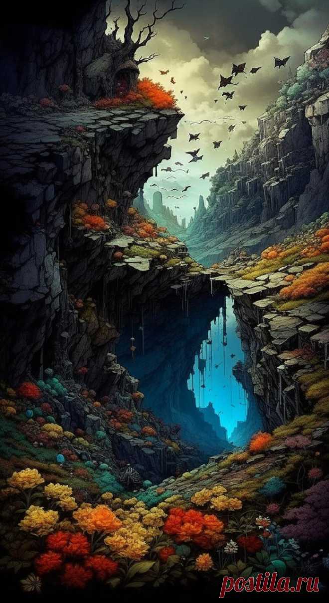 Пейзажи книг фэнтези