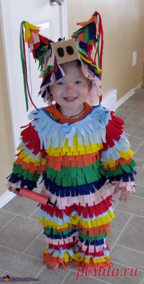 Детский новогодний костюм. Клоун