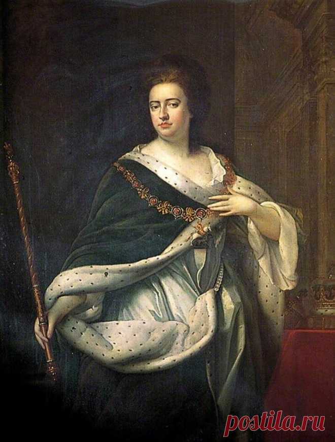 Анна Стюарт – последняя взошедшая на престол королева из рода Стюартов, английских королей шотландской королевской династии. И вместе с тем она – первая королева Великобритании. При ней Шотландия и Англия заключили унию, судьбу которой чуть не решил недавний референдум. При её правлении британским государственным флагом стал «Юнион Джек», и это один из немногих случаев, когда флаг имеет собственное имя. В те годы Великобритания родилась как Соединенное Королевство. В верхн...