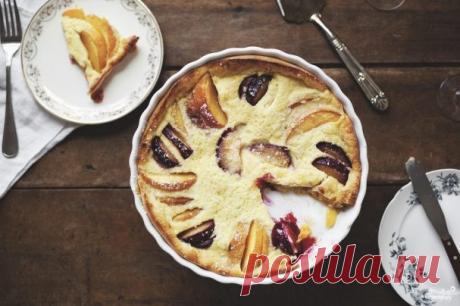 Клафути со сливами