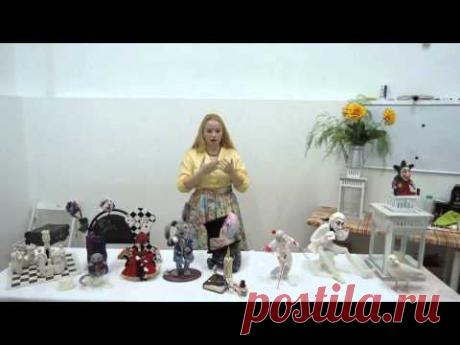 Как рождаются игрушки. Игрушки из шерсти Жанны Бугровой. Куклы Светланы Оспищевой Часть 1 из 2
