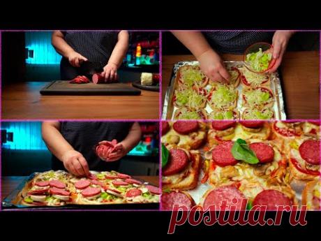 ПИЦЦА без теста | РЕЦЕПТ приготовления пиццы на хлебе - YouTube