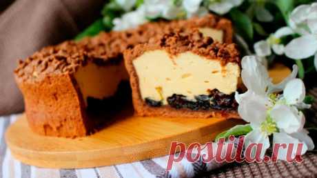Карамельный СЫРНИК с черносливом. Готовится легко и просто!