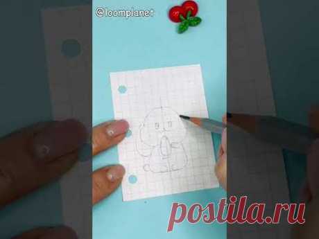 Как нарисовать милого Зайку 🐰 #shorts How to draw a cute Bunny easy