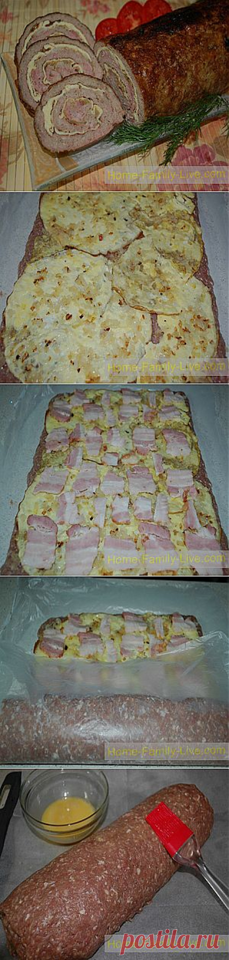 Рулет из фарша - Кулинарные рецепты