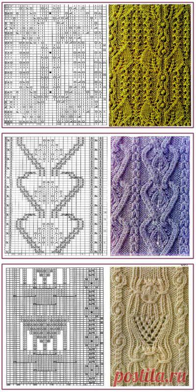 125 узоров спицами.Хорошее качество схем