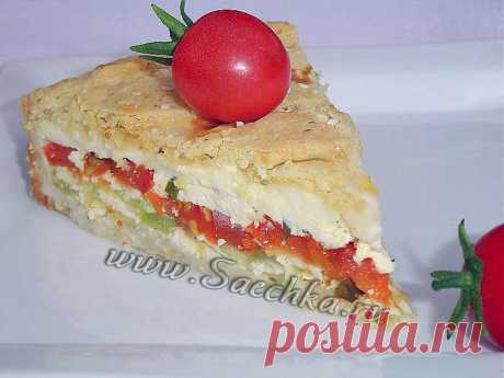ПИРОГ С ОВОЩАМИ И СЫРОМ
