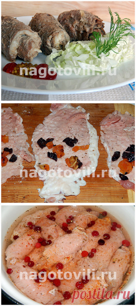 Мясные пальчики из свинины с начинкой