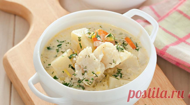 Норвежский суп с треской, пошаговый рецепт с фото